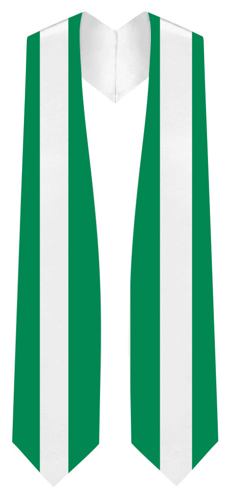 Nigeria Graduation Stole - Nigeria Flag Sash