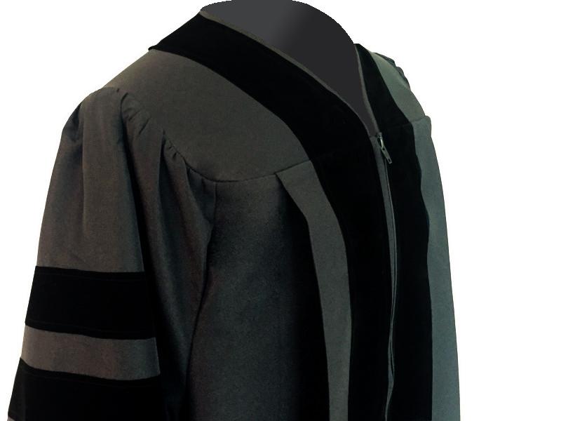 Classic Black Clergy Robe - Canadian Gowns