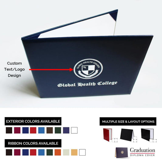 Custom Graduation Diploma Cover - Smooth Leatherette - Canadian Gowns