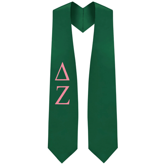 Delta Zeta Greek Lettered Stole