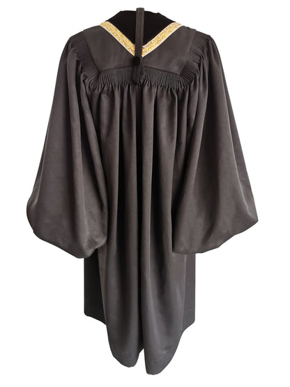 Black Bishop Clergy Robe - Canadian Gowns