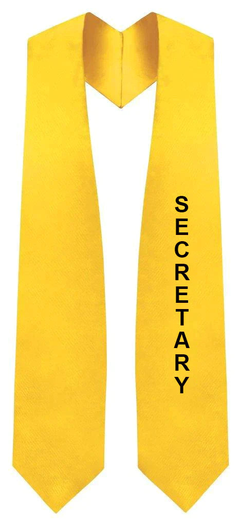 Secretary Class Officer Stole