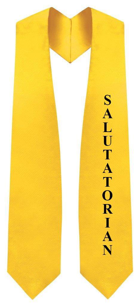 Gold Salutatorian Stole for Graduation - Canadian Gowns