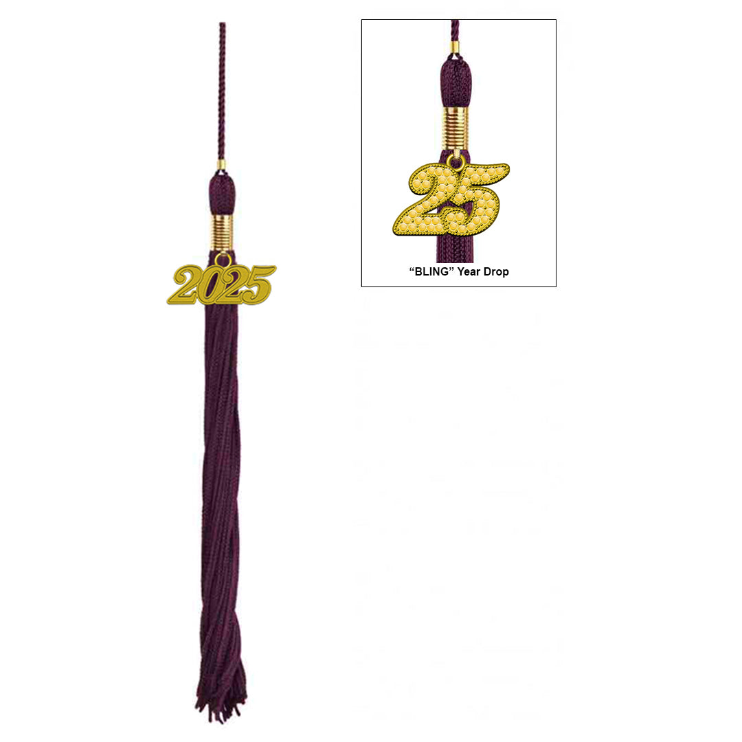 Child Matte Maroon Cap & Tassel - Preschool & Kindergarten Graduation