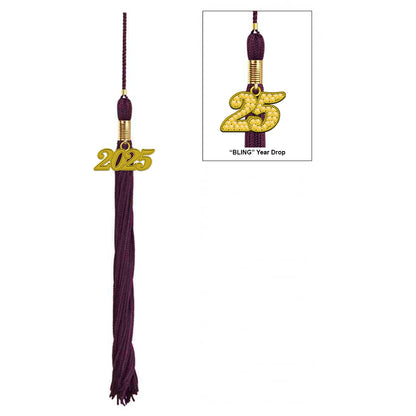 Matte Maroon Middle School Cap, Gown & Tassel