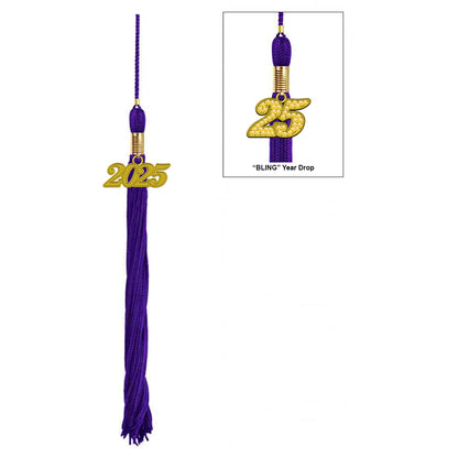 Matte Purple Middle School Cap, Gown & Tassel