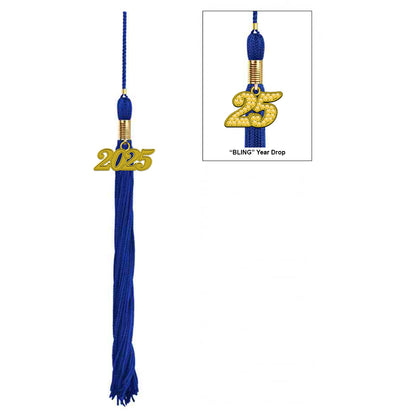 Matte Royal Blue Elementary Cap, Gown & Tassel