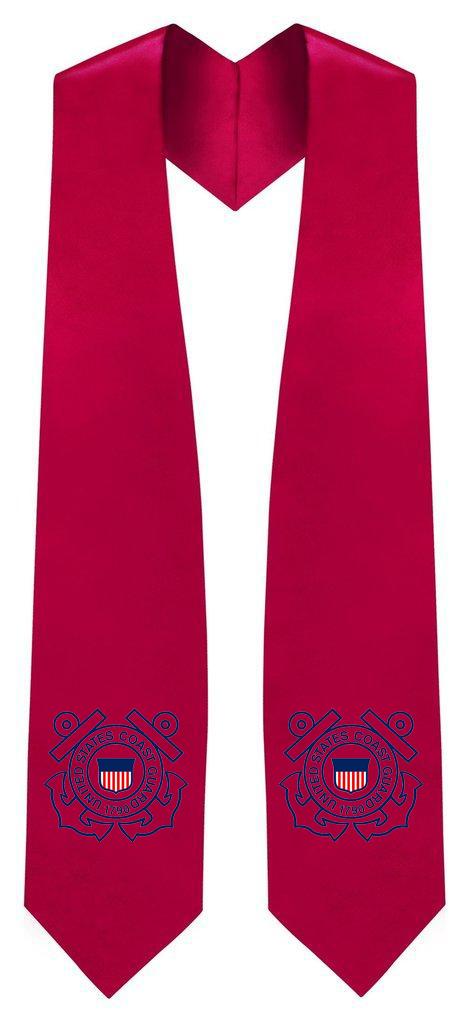 U.S. Coast Guard Stole - Veteran & Military Graduation Stoles