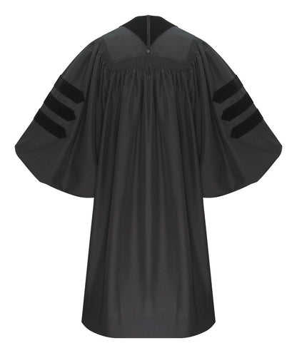 Deluxe Doctoral Graduation Gown - Academic Regalia - Canadian Gowns