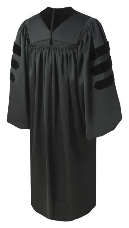 Deluxe Doctoral Graduation Gown - Academic Regalia - Canadian Gowns