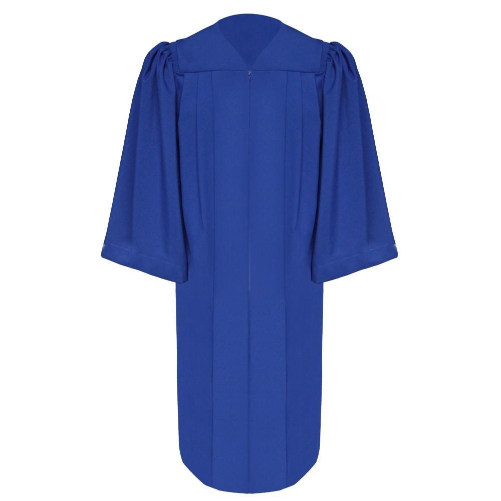 Deluxe Royal Blue Choir Robe - Canadian Gowns