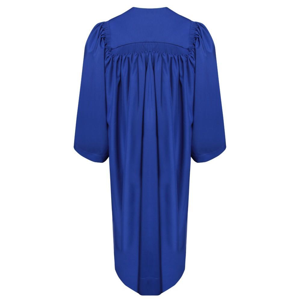 Deluxe Royal Blue Choir Robe - Canadian Gowns