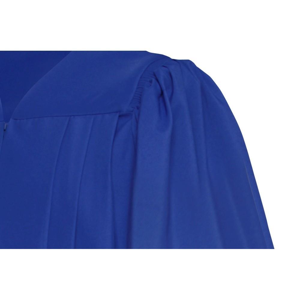 Deluxe Royal Blue Choir Robe - Canadian Gowns