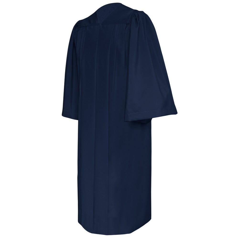 Deluxe Navy Blue Choir Robe - Canadian Gowns