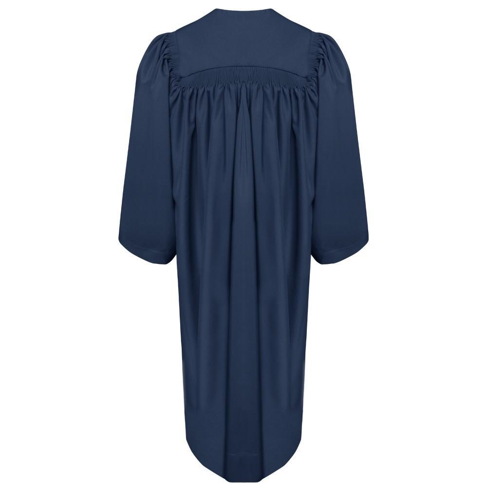 Deluxe Navy Blue Choir Robe - Canadian Gowns