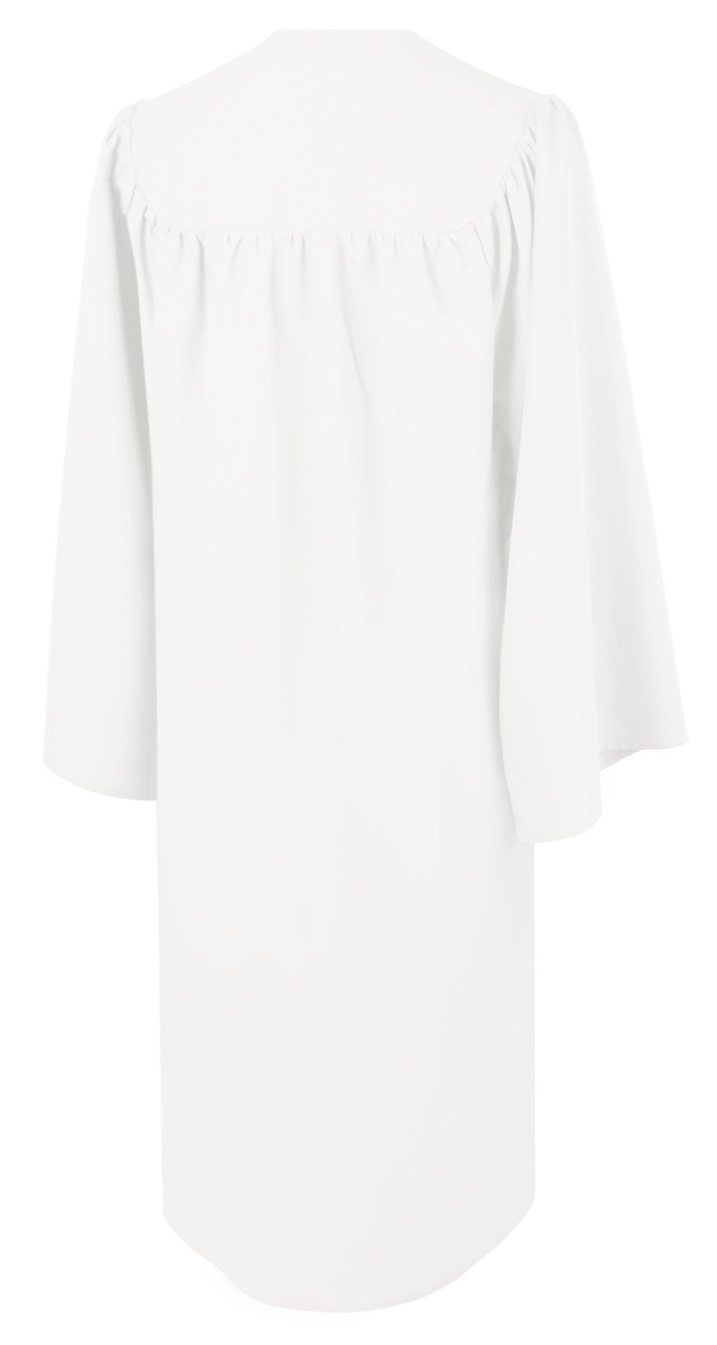 Matte White Choir Robe - Canadian Gowns