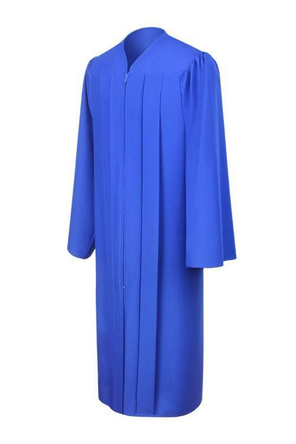 Matte Royal Blue Choir Robe - Canadian Gowns