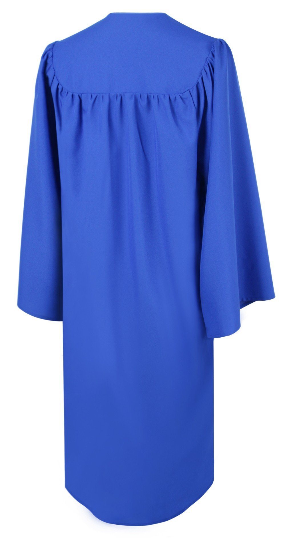 Matte Royal Blue Choir Robe - Canadian Gowns