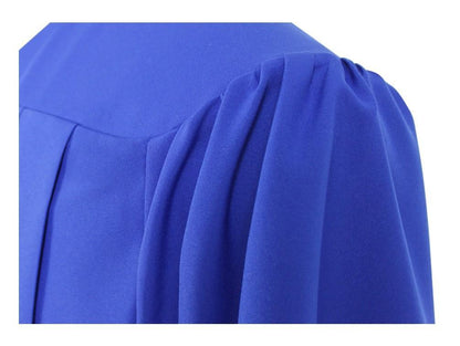 Matte Royal Blue Choir Robe - Canadian Gowns