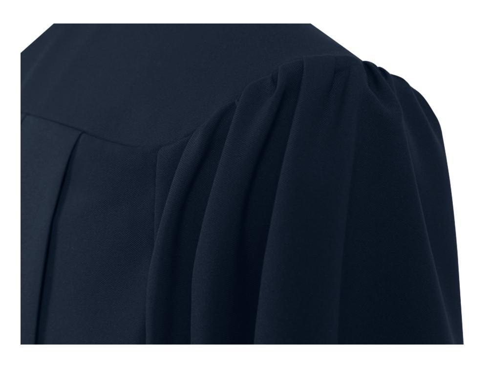 Matte Navy Blue Choir Robe - Canadian Gowns