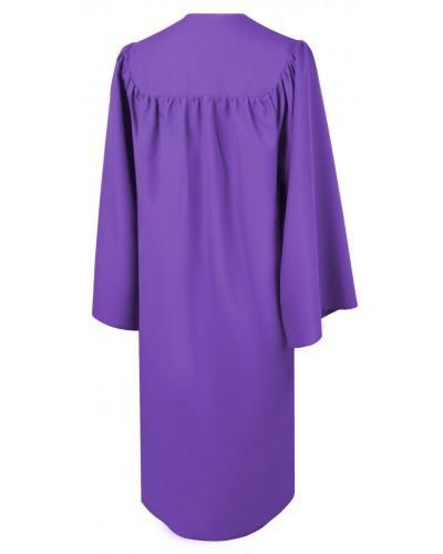 Matte Purple Choir Robe - Canadian Gowns