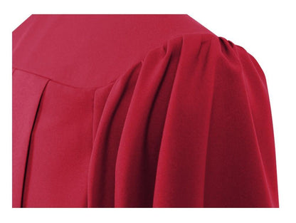 Matte Red Choir Robe - Canadian Gowns