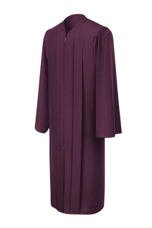 Matte Maroon Choir Robe - Canadian Gowns