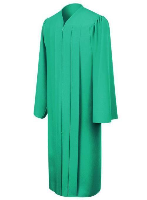 Matte Emerald Green Choir Robe - Canadian Gowns