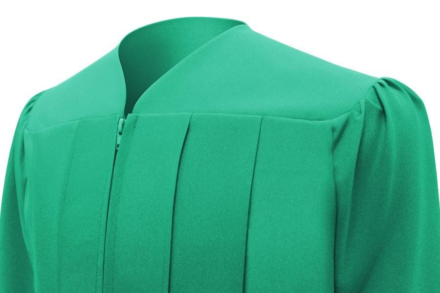 Matte Emerald Green Choir Robe - Canadian Gowns