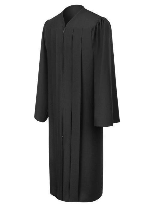 Matte Black Choir Robe - Canadian Gowns