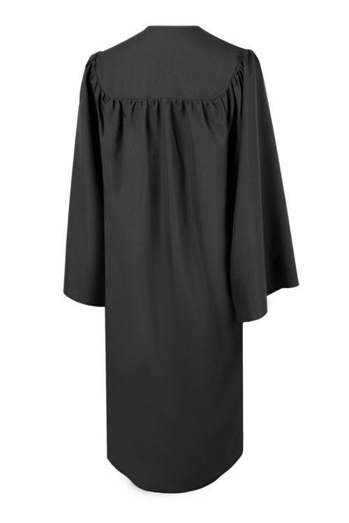 Matte Black Choir Robe - Canadian Gowns