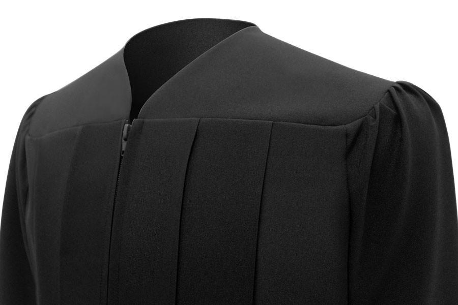 Matte Black Choir Robe - Canadian Gowns