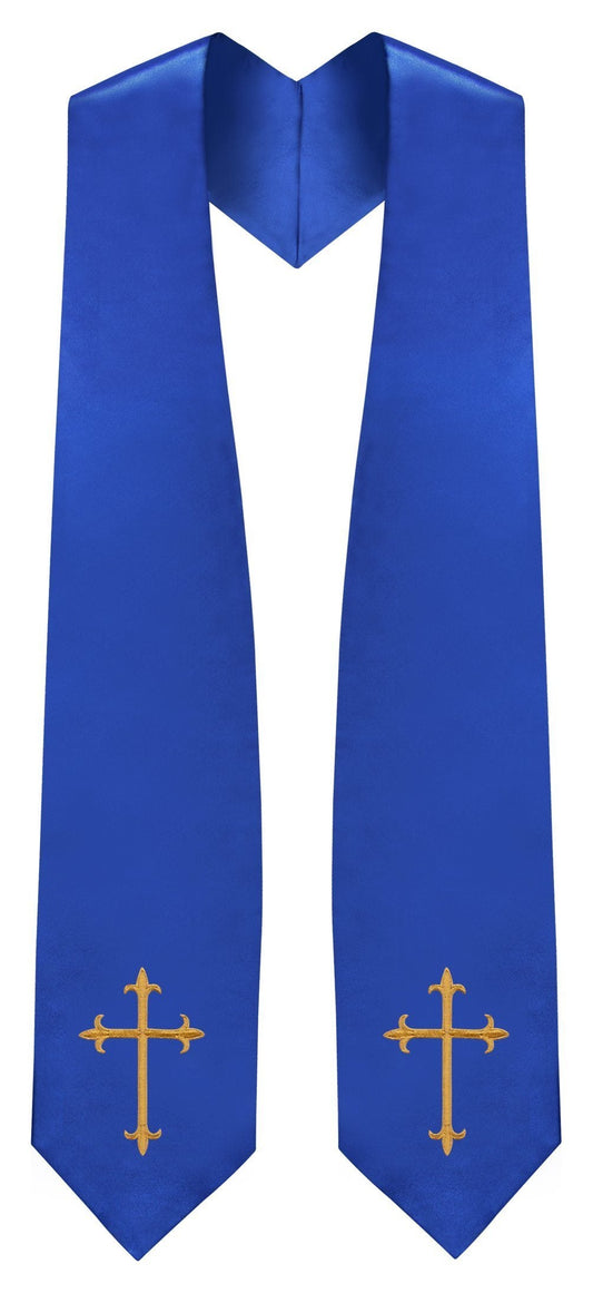 Royal Blue Traditional Choir Stole - Canadian Gowns