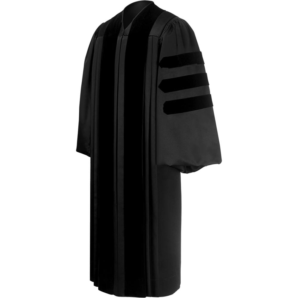 Deluxe Black Pulpit Robe - Canadian Gowns