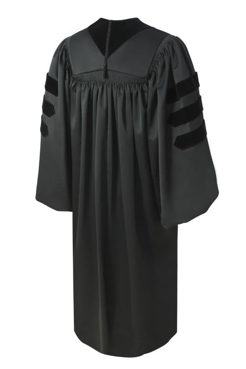 Deluxe Black Pulpit Robe - Canadian Gowns