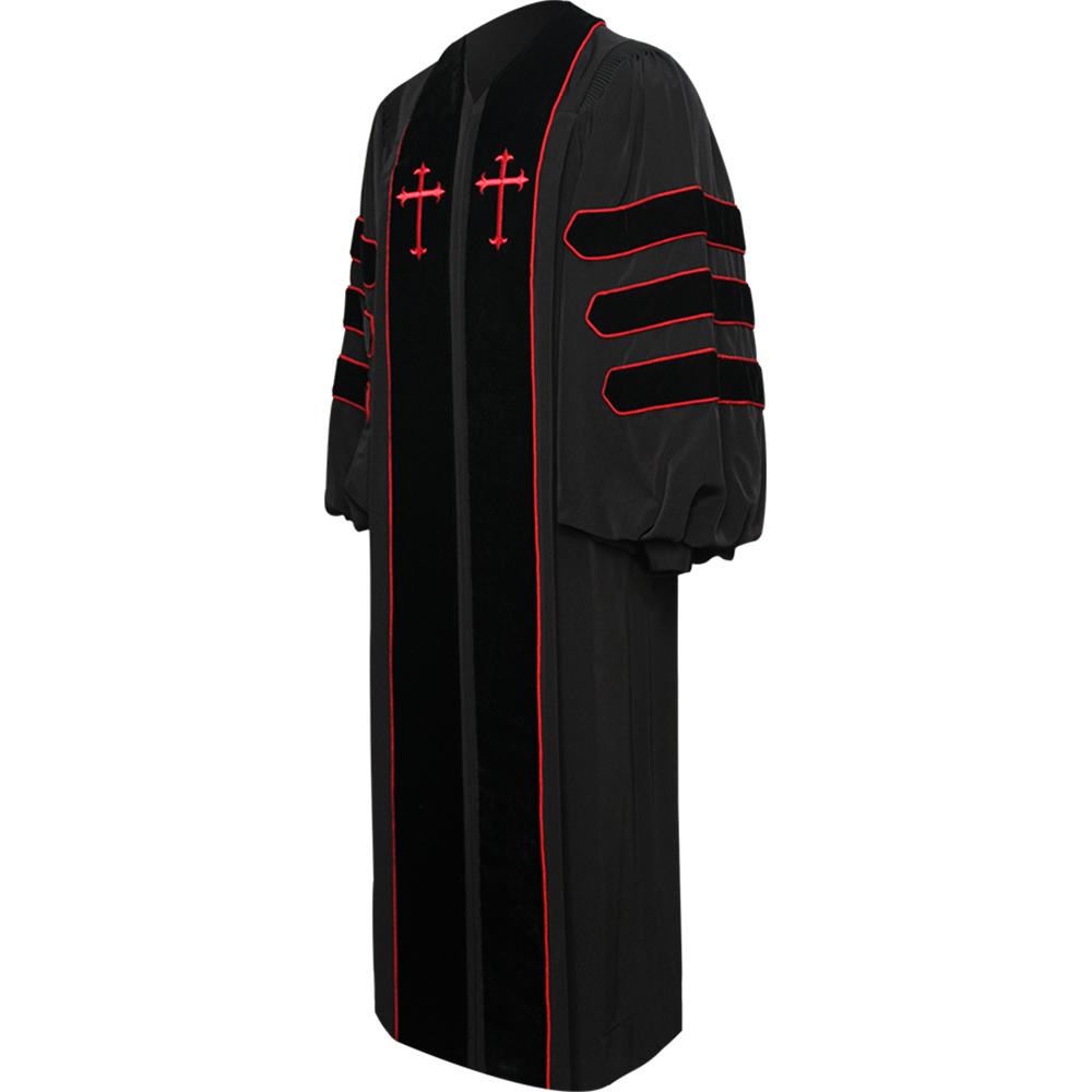 Black Dr. of Divinity Pulpit Robe - Canadian Gowns