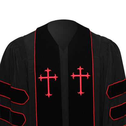 Black Dr. of Divinity Pulpit Robe - Canadian Gowns