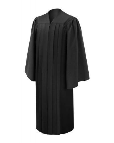 Deluxe Black Bachelors Graduation Gown - Academic Regalia - Canadian Gowns