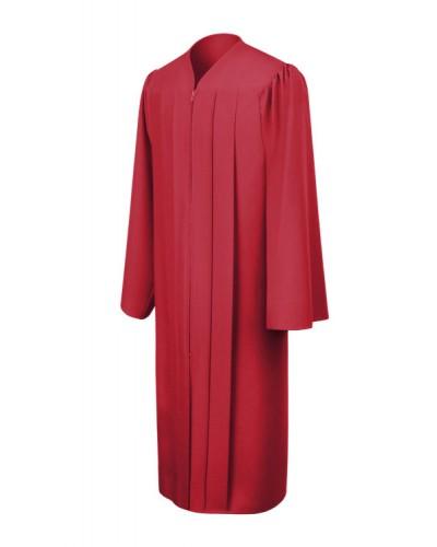 Matte Red Bachelors Graduation Gown - College & University - Canadian Gowns