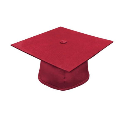 Matte Red Bachelors Cap & Gown - College & University - Canadian Gowns