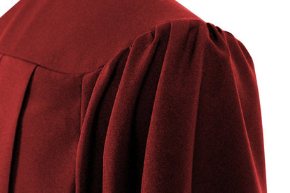 Matte Burgundy High School Canadian Gowns