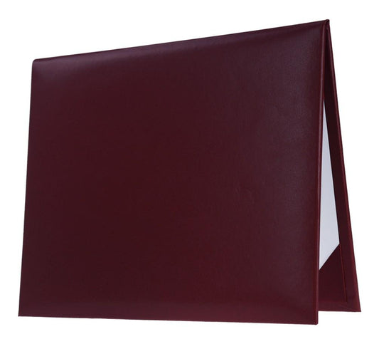 Maroon Graduation Diploma Cover - High School Diploma Covers - Canadian Gowns