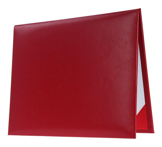 Red Graduation Diploma Cover - High School Diploma Covers - Canadian Gowns