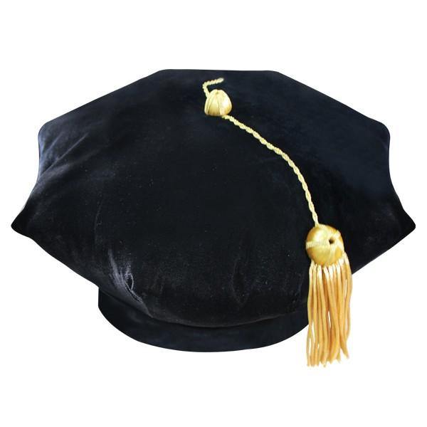 8 Sided Doctoral Tam - Academic Faculty Regalia - Canadian Gowns