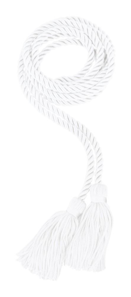 White Graduation Honor Cord - High School Honor Cords - Canadian Gowns