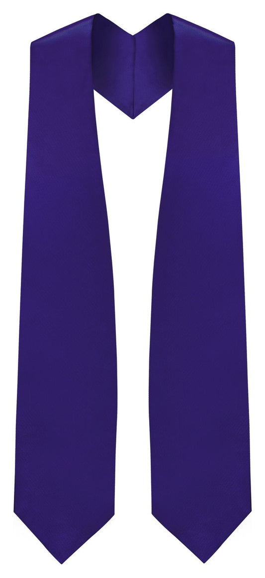 Purple Graduation Stole - Purple College & High School Stoles - Canadian Gowns