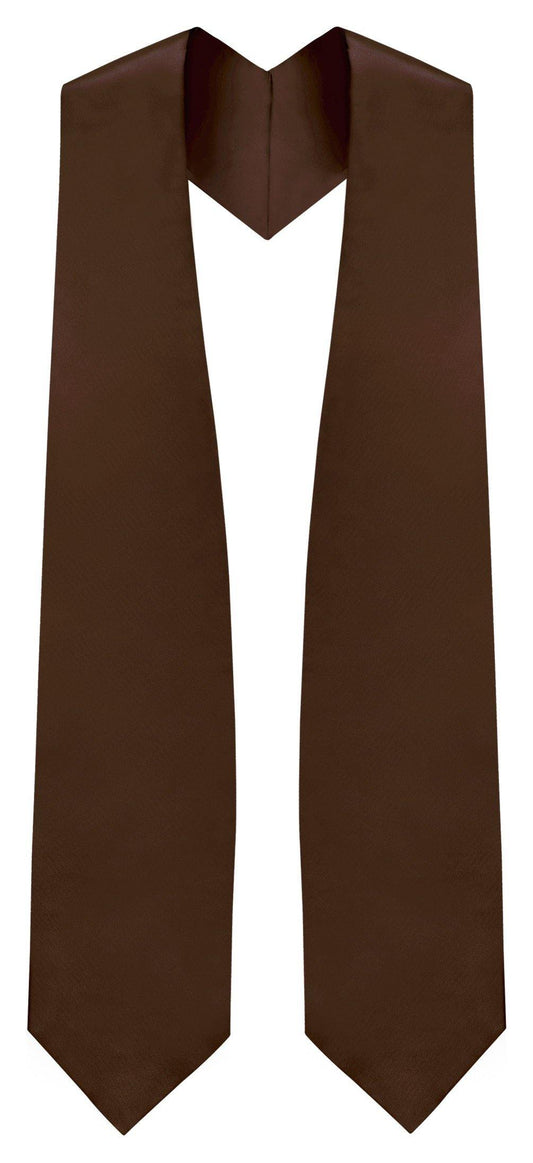 Brown Graduation Stole - Brown College & High School Stoles - Canadian Gowns