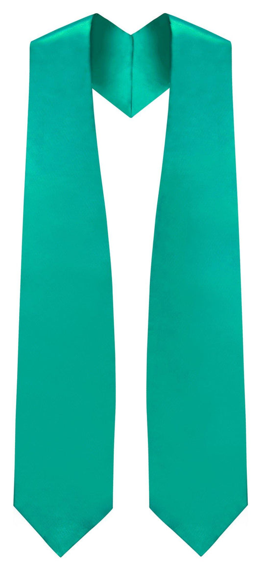 Emerald Green Graduation Stole - Emerald College & High School Stoles - Canadian Gowns