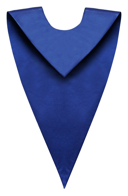 Royal Blue Graduation V Stole - Canadian Gowns