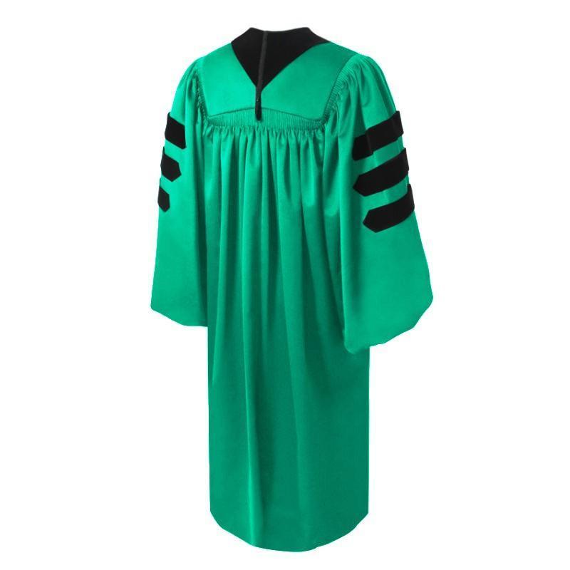 Deluxe Emerald Doctoral Gown - Canadian Gowns